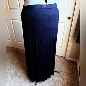 Worthington Black Maxi Skirt with Fitted Waistband Size 2X
